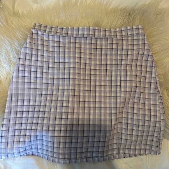 Ultra High-Rise Plaid Mini Skirt - Picture 2 of 4